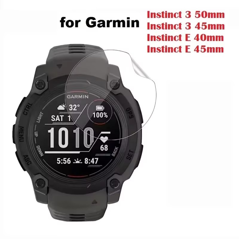 Solar Powered Watch - 3-5 個のハイドロゲルフィルム Garmin Watch Instinct 3