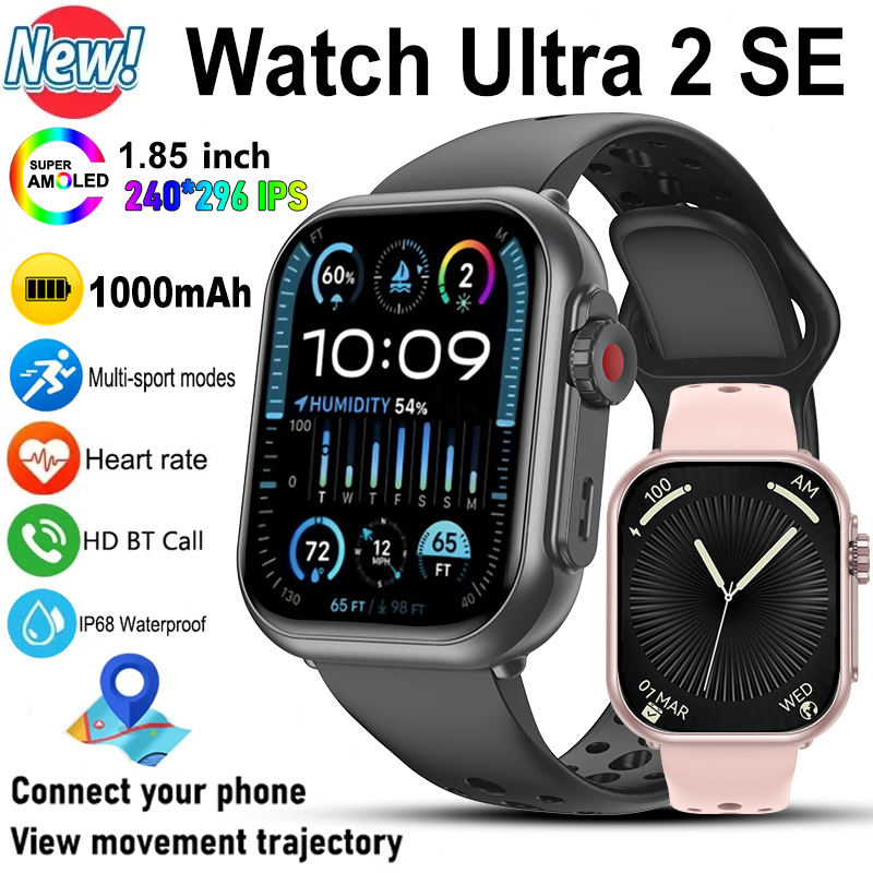 Smartwatch Apple Watches For Women - スマートウォッチウルトラ 2 SE 男性女性 1000mAh HD