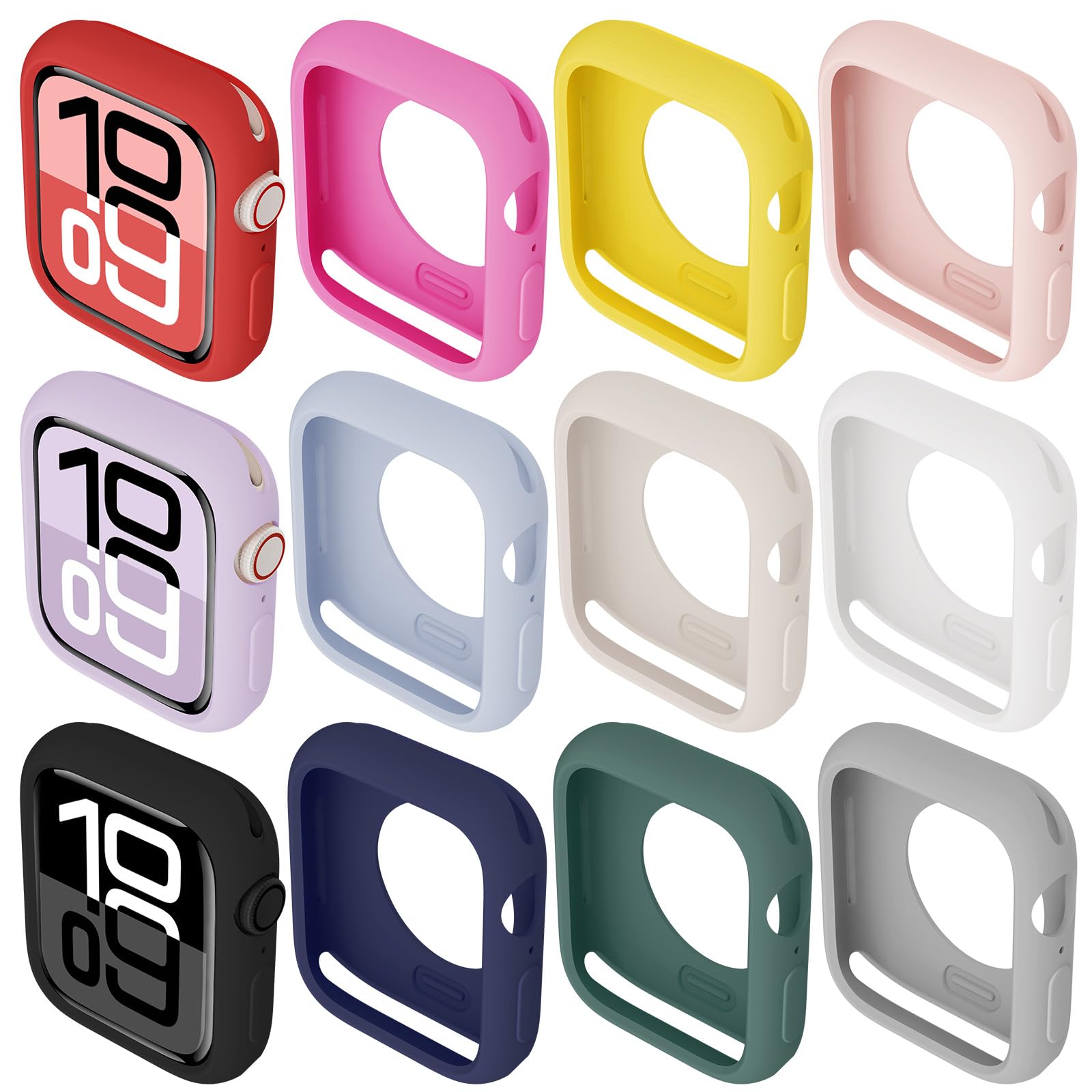 Iwatch Smartwatch Series 7 - Apple Watch ケース用ソフトカバー 46mm 44mm 40