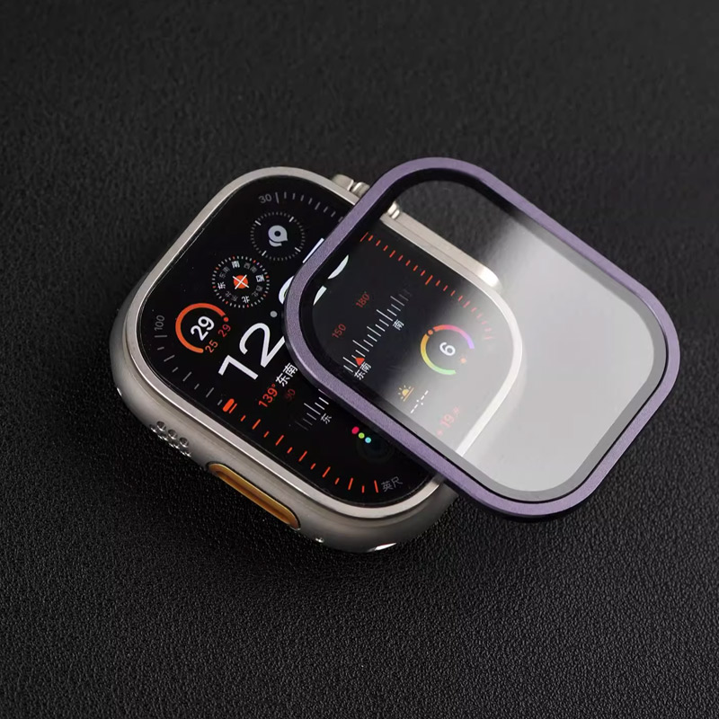 Smartwatch Apple Watches For Women - Apple Watch Ultra 用強化ガラス 49mm チタンメタルフレーム