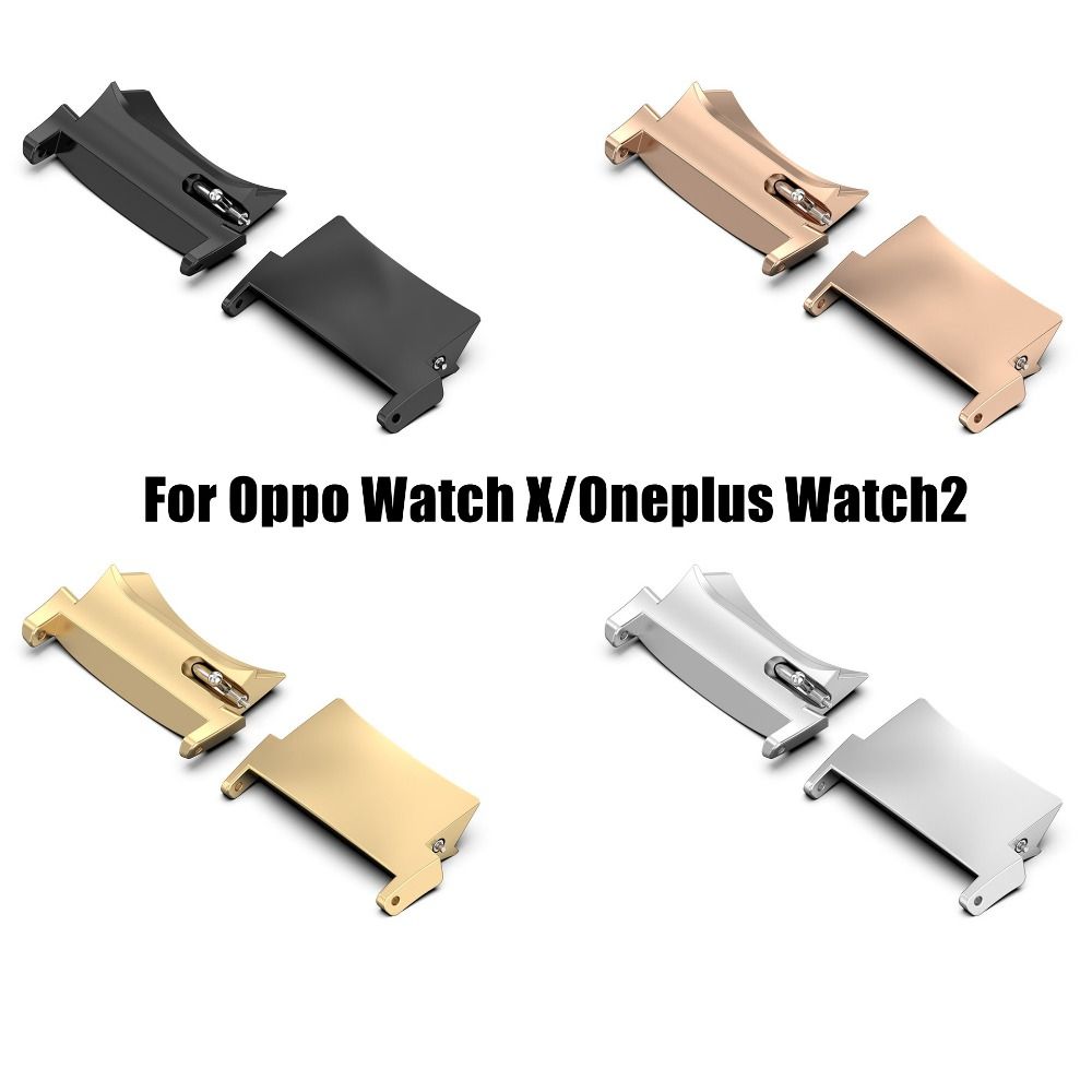 Smartwatch Oneplus Watches - 新品2個メタルストラップアダプター時計バンド22mmリストバンドアダプターoppo時計x/oneplus時計用スマート時計リストバンドアクセサリー