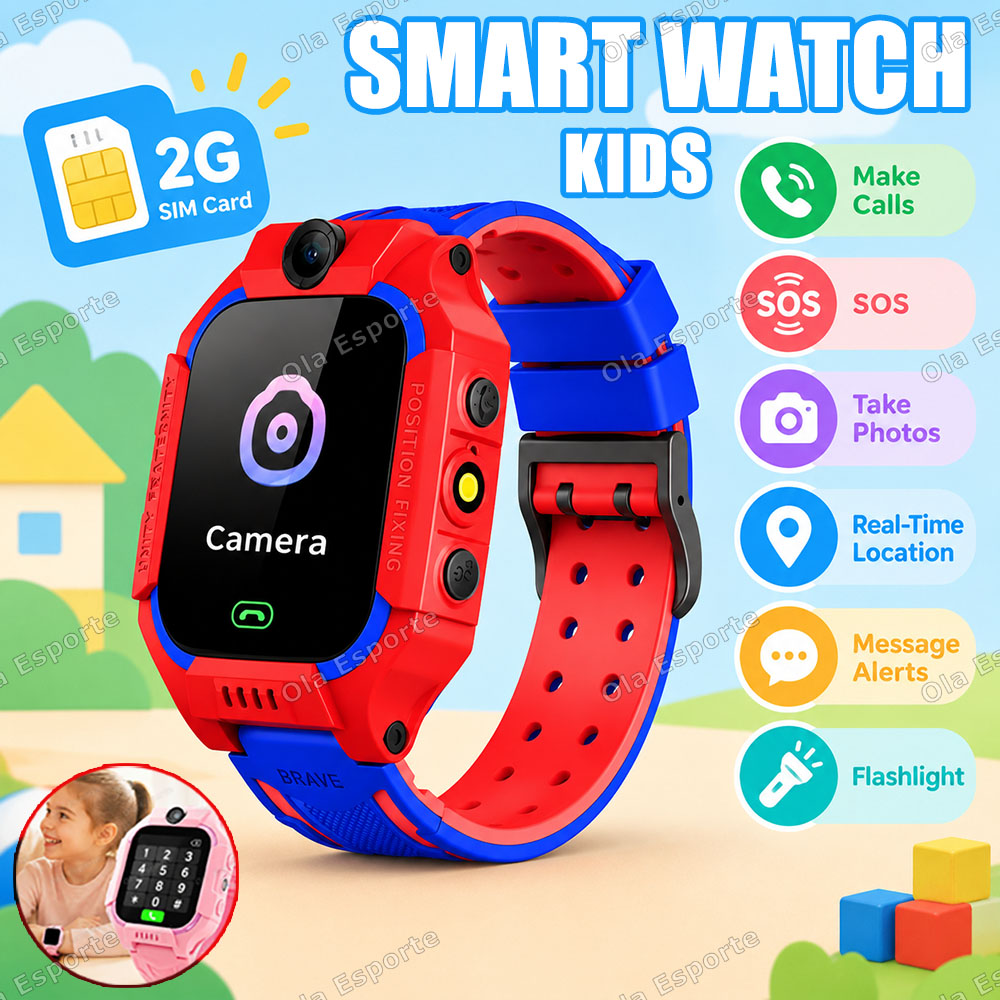 Smartwatch Watches For Kid Boy With Alarm - 2027年最新モデル 2G/5G対応キッズスマートウォッチ GPS機能付き SIMカード対応 通話機能 SOS機能