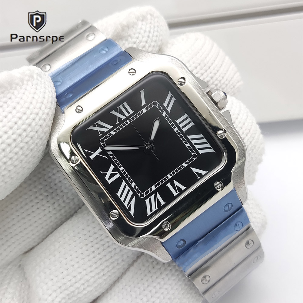 Patek Philippe Watch Nautilus - メンズ腕時計スクエアケース新しい NH35 腕時計自動スポーツウォッチ防水ファッションデザイン日本御代田 NH35 腕時計リロイ Hombre
