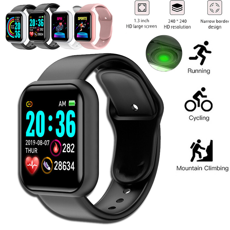 Smartwatch Watches For Men Digital - デジタル腕時計血圧心拍数モニター男性女性スマートブレスレットIP67防水スポーツフィットネストラッカーアンドロイドios用
