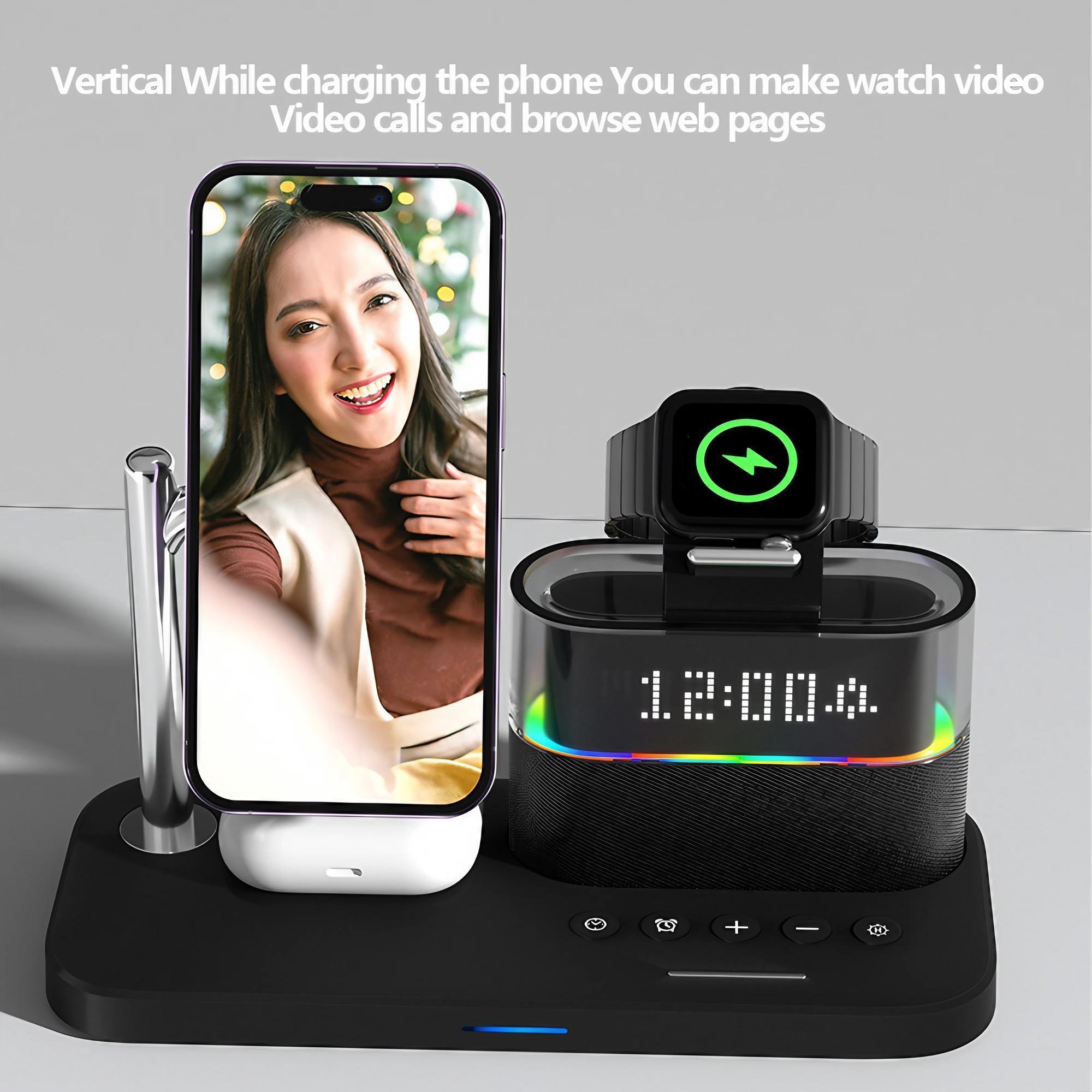 磁気ワイヤレス充電ステーション（iPhoneシリーズ12、1 - Smartwatch Phone Watches のレビューと価格