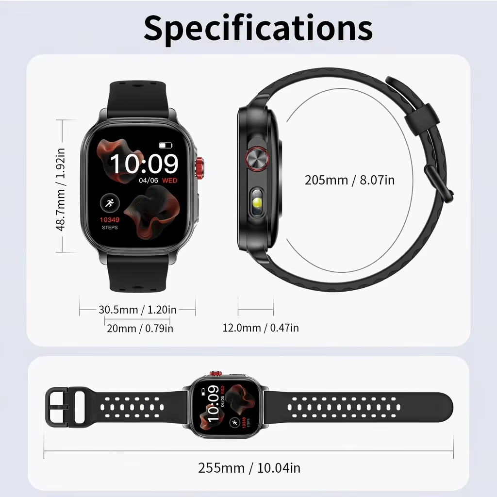 2026 スマートウォッチ 2.01インチ フィットネストラ - Smartwatch Watches For Men Digital のレビューと価格