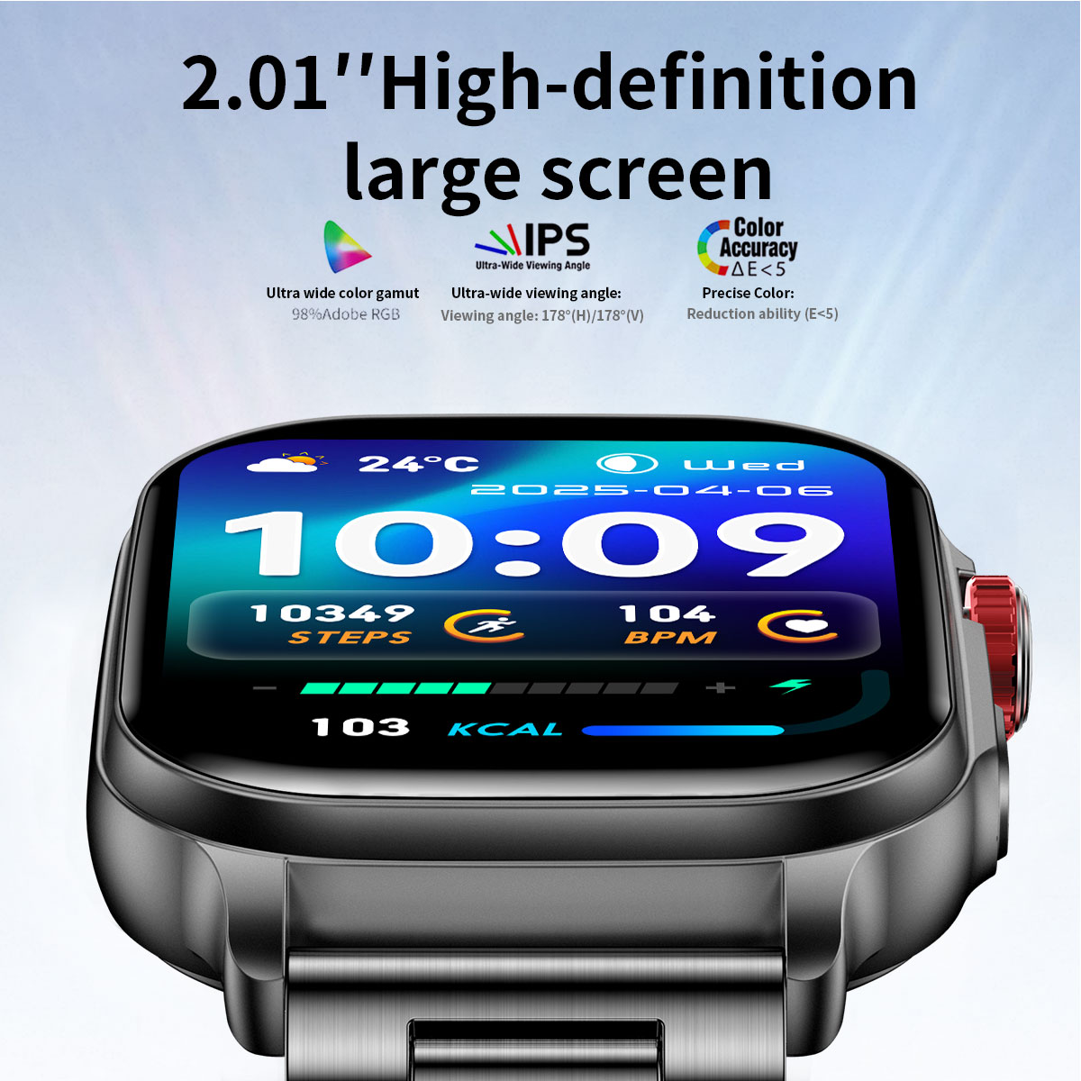 2026 スマートウォッチ 2.01インチ フィットネストラ - Smartwatch Watches For Men Digital のレビューと価格