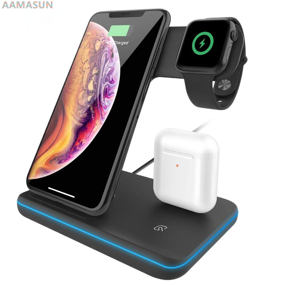 15ワット高速チーワイヤレス充電器iphone用スタンド12 - Watch Xs8 のレビューと価格