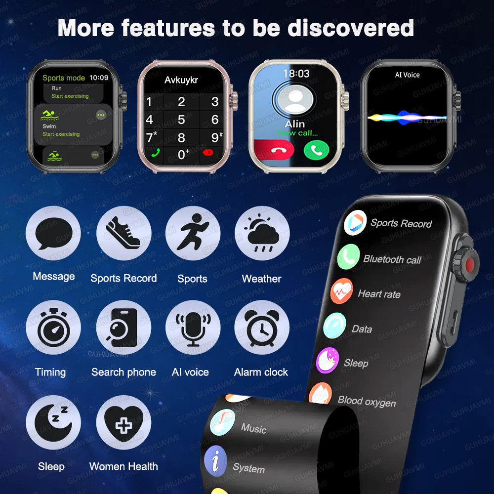 IOS 腕時計ウルトラ 2 SE 男性女性スマートブレスレッ - Smartwatch Watches For Women Brands のレビューと価格