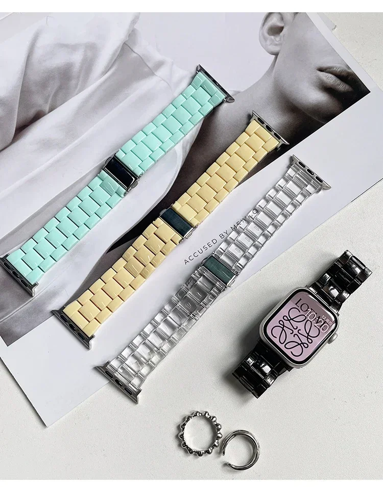 時計ストラップ + ケース + ガラス Apple Watc - Smartwatch Apple Watches For Women のレビューと価格