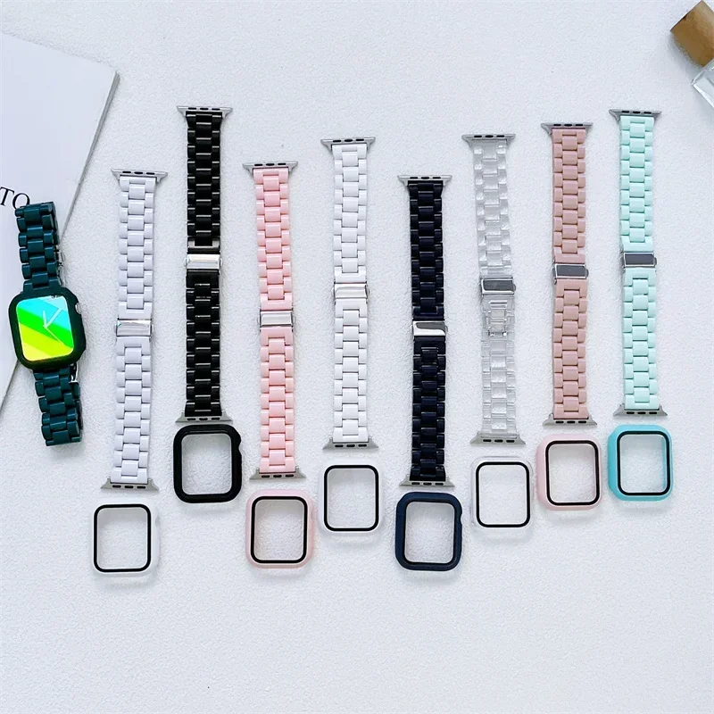 時計ストラップ + ケース + ガラス Apple Watc - Smartwatch Apple Watches For Women のレビューと価格