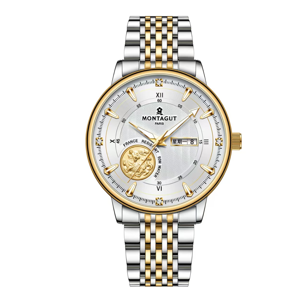 MONTAGUT ペアウォッチ 高級ビジネス用クォーツ時計  - Couple Watches Smartwatch のレビューと価格