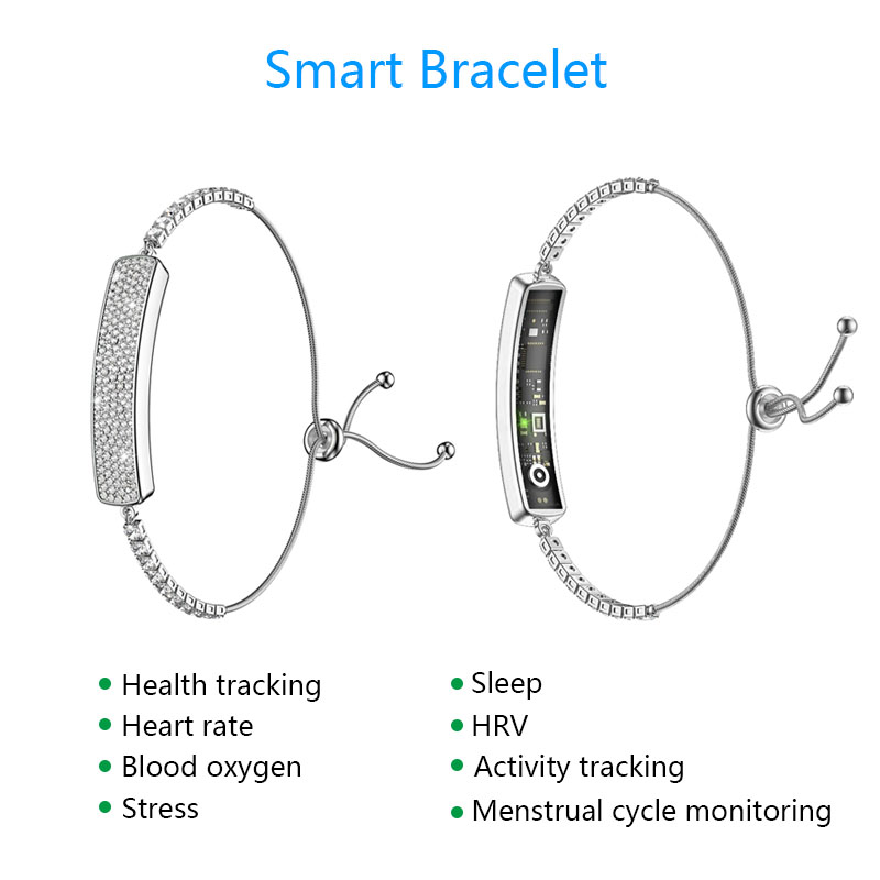 女性用スマートブレスレット 心拍数 血中酸素 睡眠 歩数計  - Couple Watches Smartwatch のレビューと価格