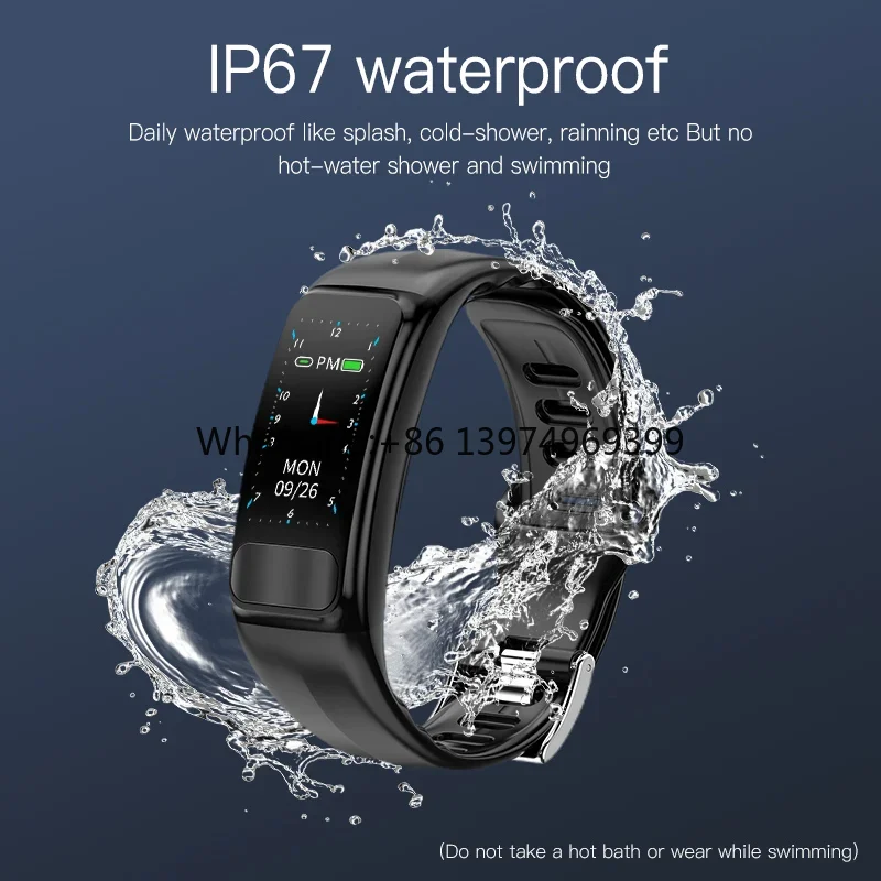 リストバンド型ウォッチトラッカー、血圧測定機能付きブレスレッ - Couple Watches Smartwatch のレビューと価格