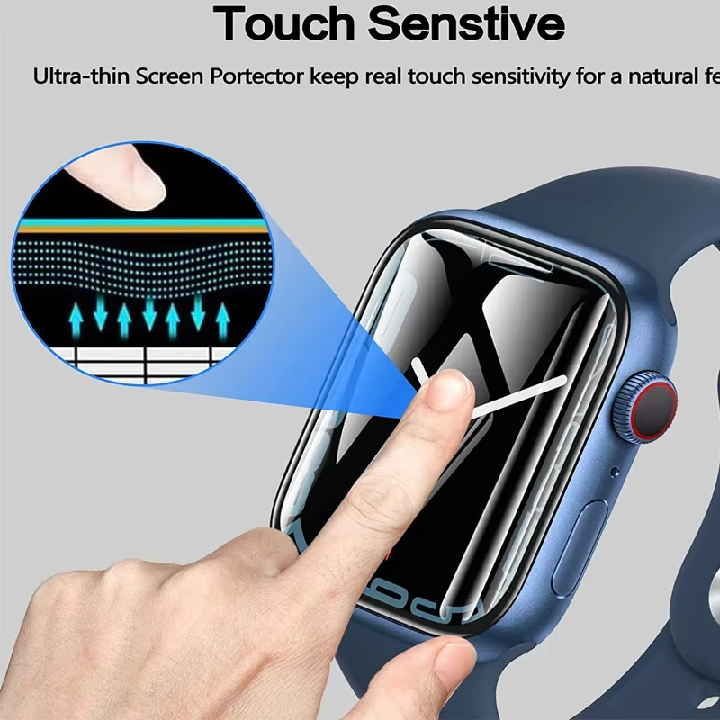 曲面スクリーン保護フィルム Apple Watch Ultr - Iwatch Smartwatch Series 7 のレビューと価格