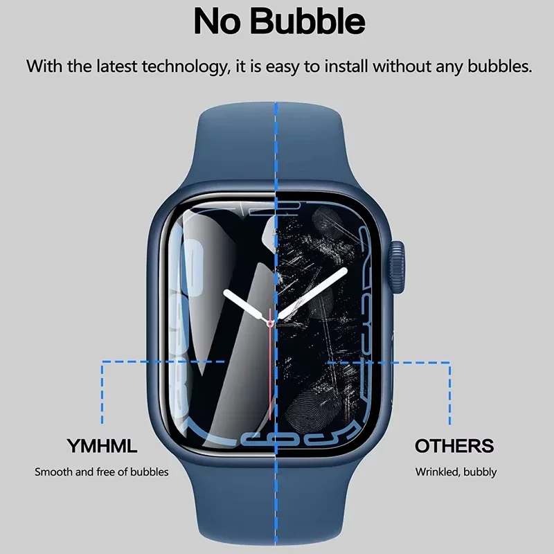 曲面スクリーン保護フィルム Apple Watch Ultr - Iwatch Smartwatch Series 7 のレビューと価格
