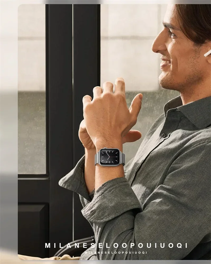 Apple Watch用ミラネーゼバックル,ウルトラ2,金属 - Smartwatch Apple Watches For Women のレビューと価格