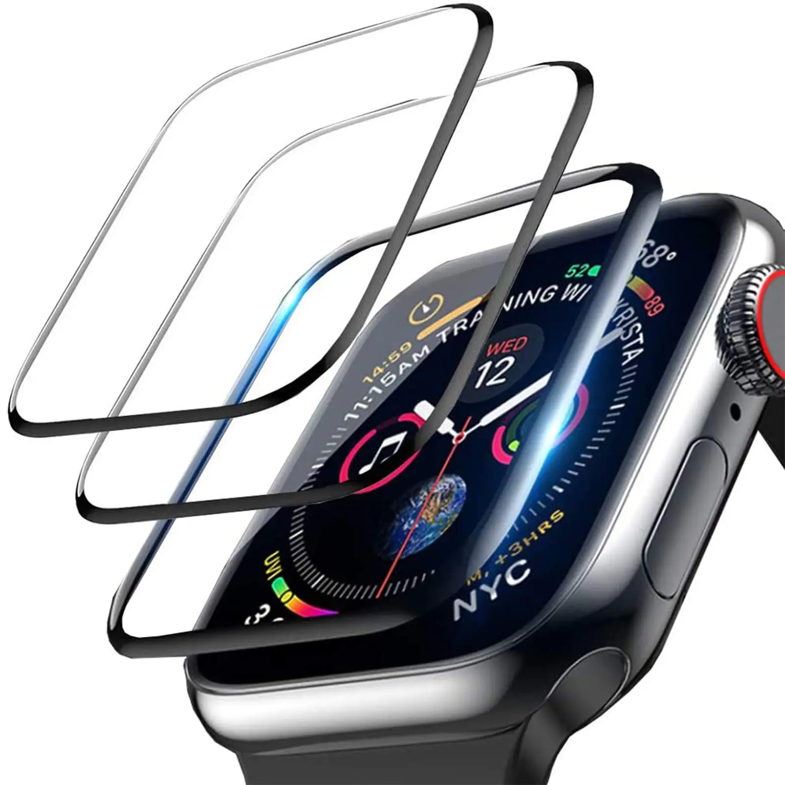 3D 強化ガラス Apple Watch バンド 41 ミリ - Iwatch Smartwatch Series 7 のレビューと価格