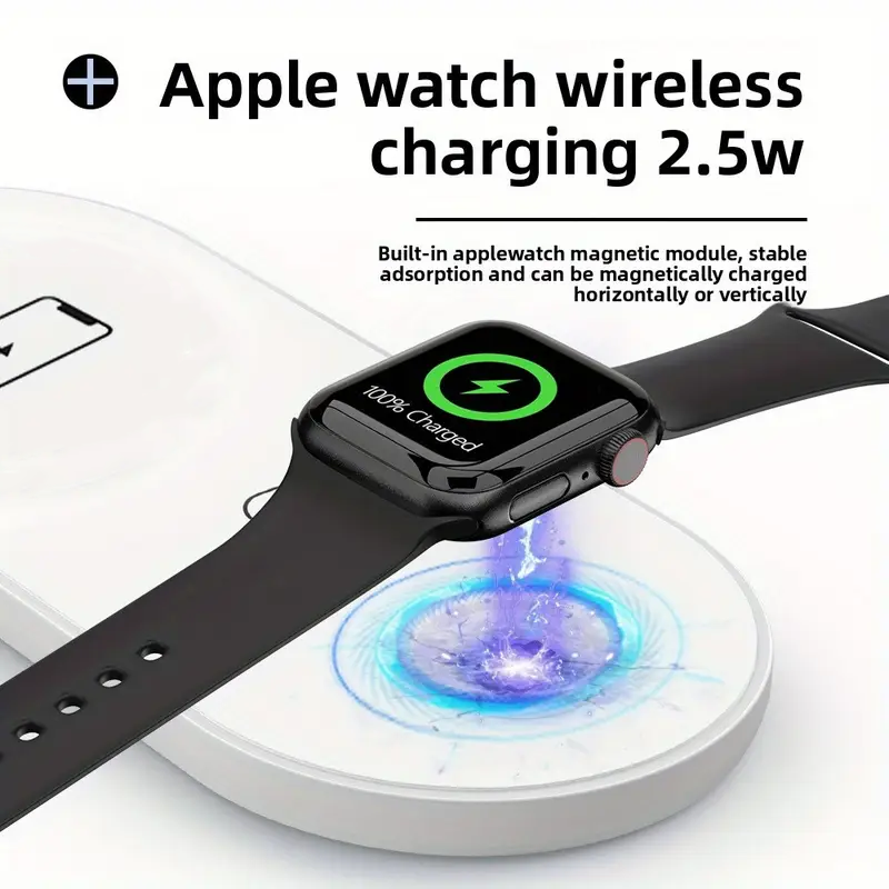 3in1 デュアルワイヤレス充電器 40W iPhone 1 - Watch Xs8 のレビューと価格