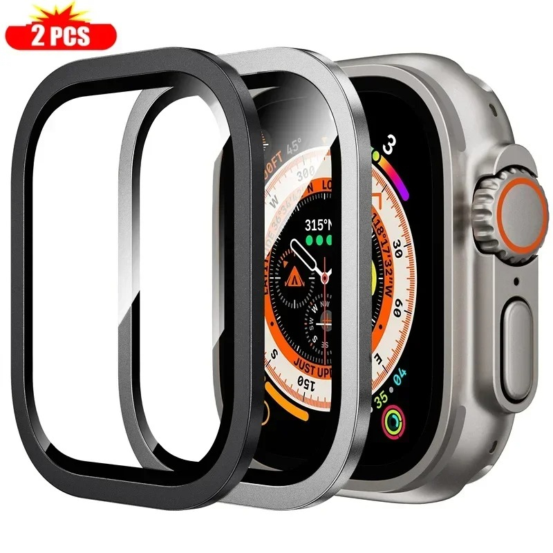 2 個の強化ガラス Apple Watch ウルトラ 49  - Smartwatch Apple Watches For Women のレビューと価格
