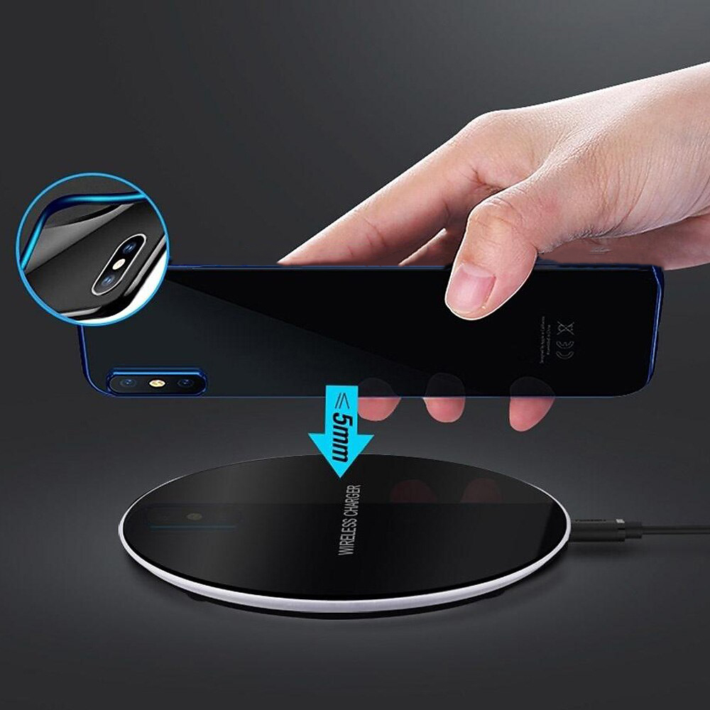 15Wワイヤレス充電器 滑り止め USB C急速充電パッド  - Watch Xs8 のレビューと価格