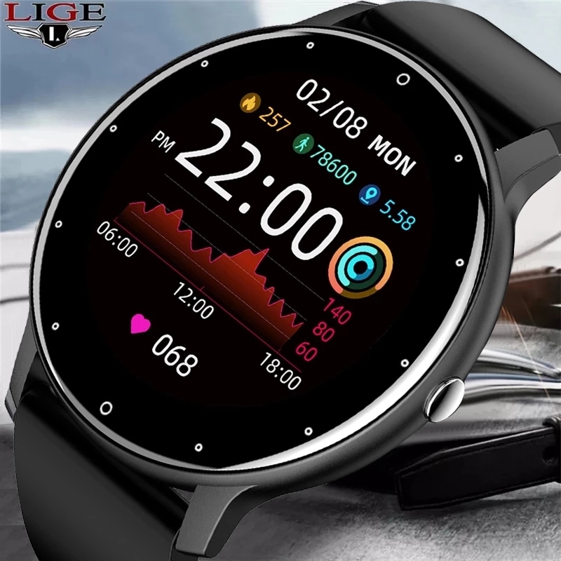 LIGE 2026新型スマートウォッチ メンズ フルタッチス - Smartwatch Watches For Men Digital のレビューと価格