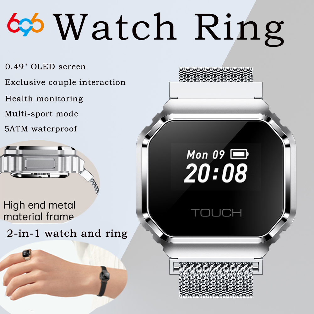 2026年新型 0.49インチOLEDスクリーン スマートリ - Couple Watches Smartwatch のレビューと価格