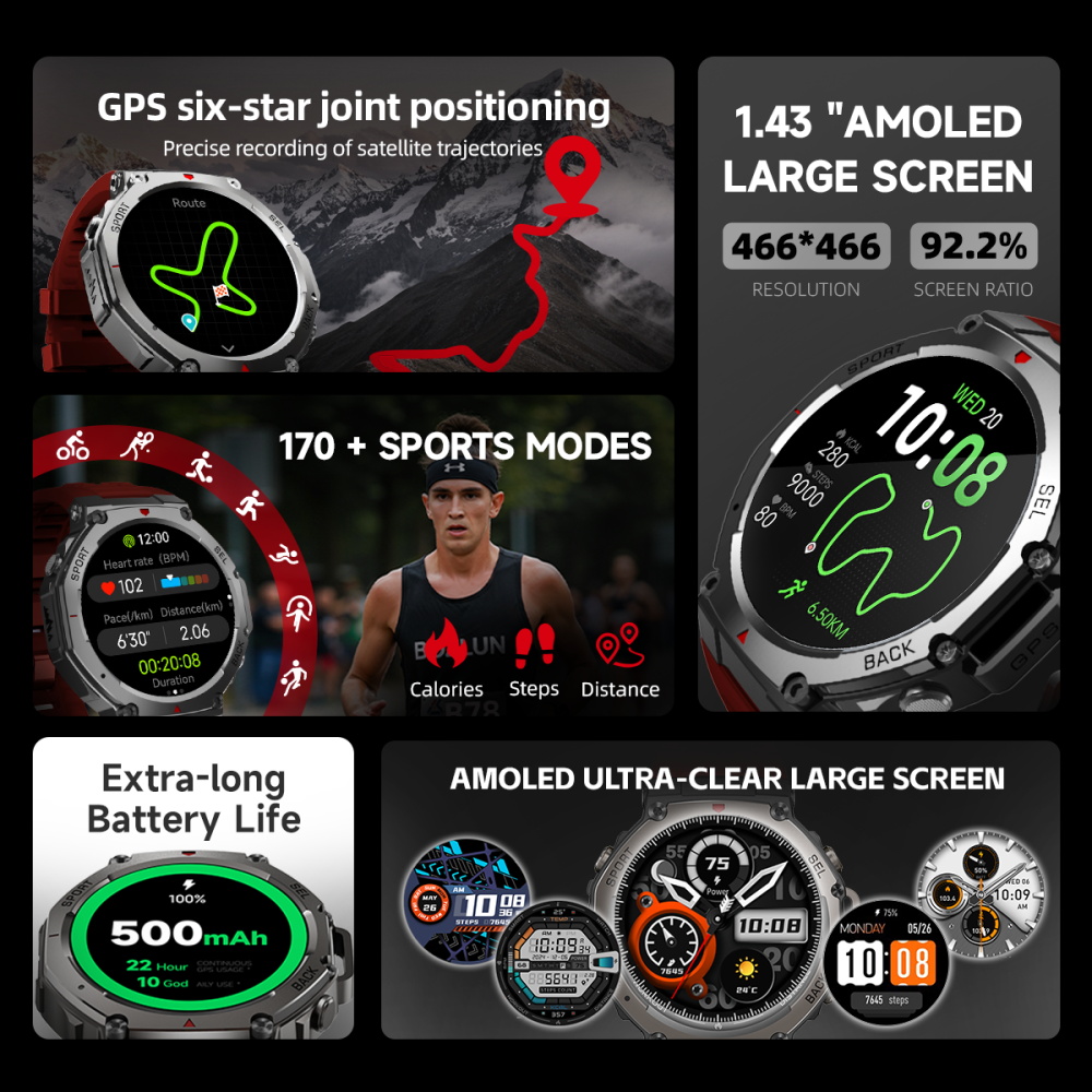 SKMEI ミリタリーアウトドアスポーツスマートウォッチ男性 - Smartwatch Watches For Men Digital のレビューと価格