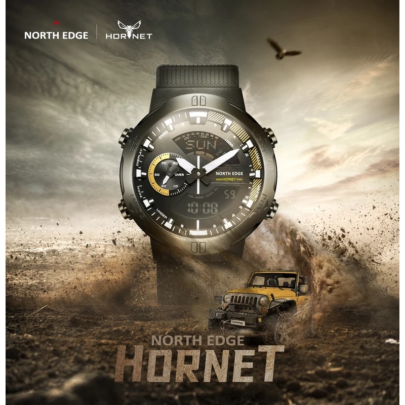 NORTH EDGE メンズスマートウォッチ 世界時計 カウ - Smartwatch Army Watches For Men のレビューと価格