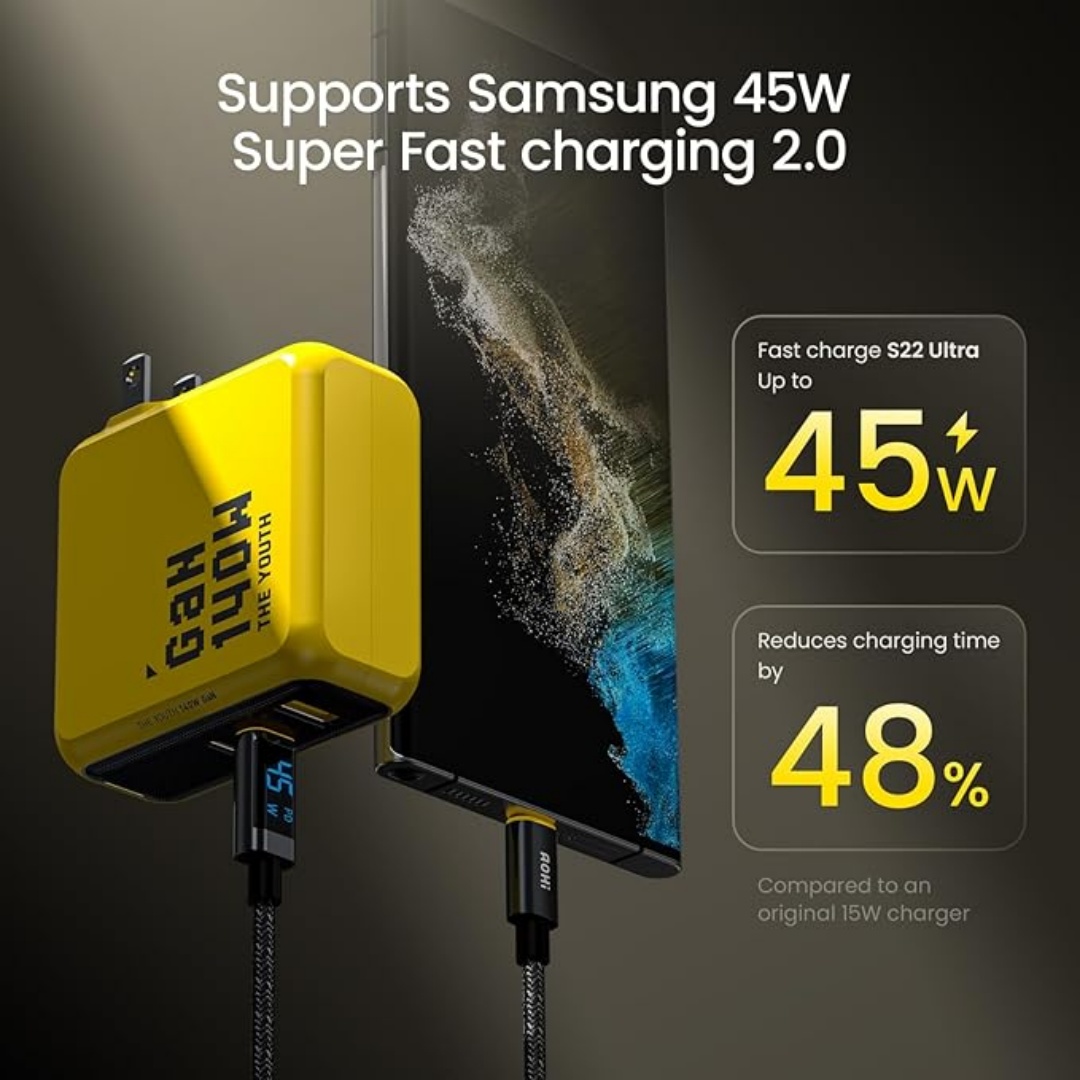 AOHI Youth 140W GaN充電器 PD3.1 3 - Watch Xs8 のレビューと価格
