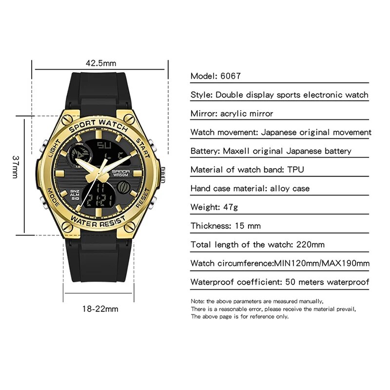 女性用デジタルLED腕時計,スポーツクロノグラフ,クォーツ, - Solar Powered Watch のレビューと価格