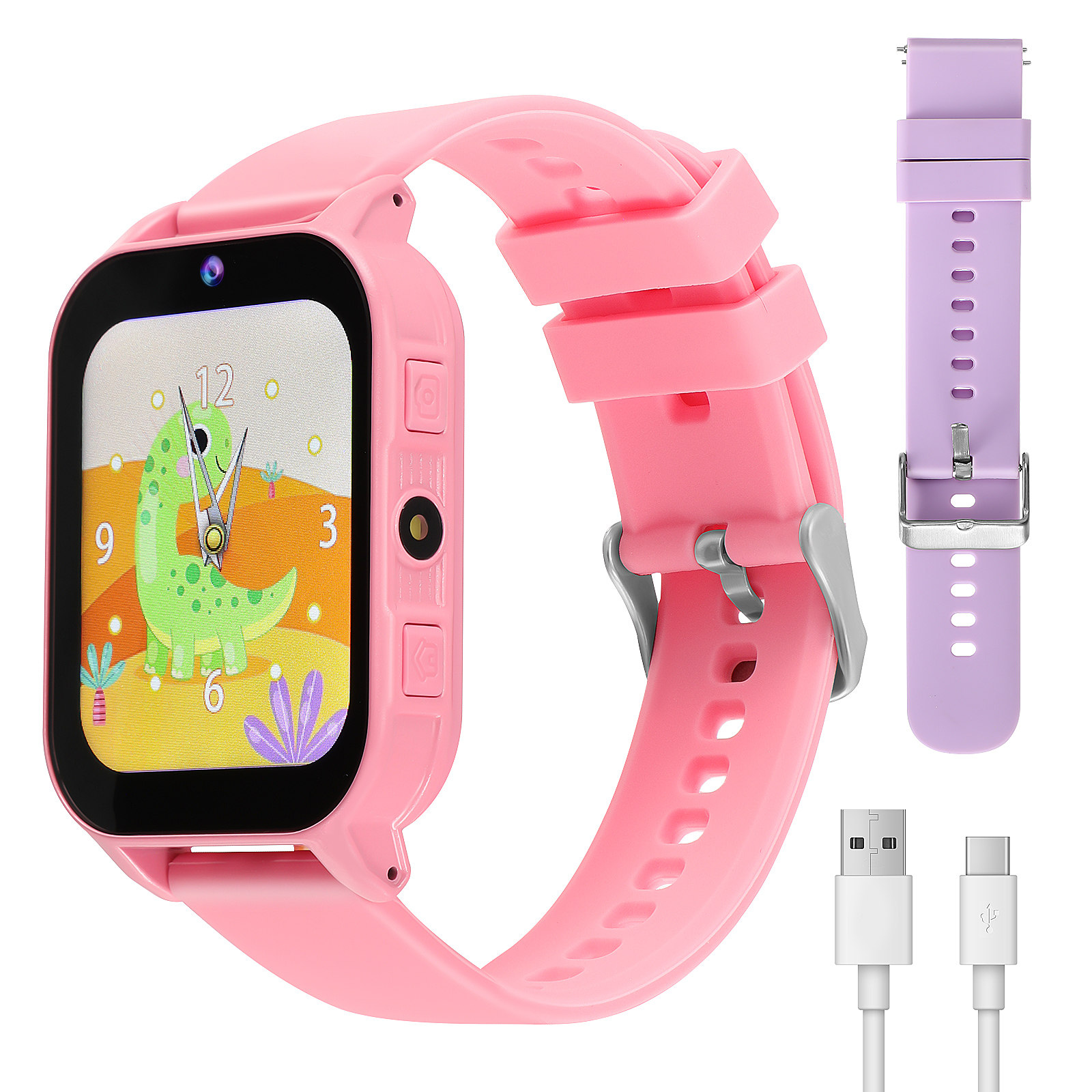 子供用スマートウォッチ ゲーム機能付き デジタル 軽量 スポ - Smartwatch Pink Watches For Kids のレビューと価格