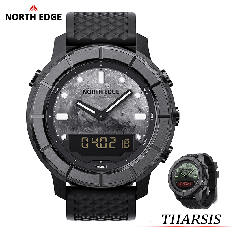NORTH EDGE 2026 THARSIS メンズ カー - Solar Powered Watch のレビューと価格