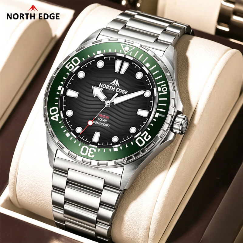 NORTH EDGE TRITON ソーラーダイブウォッチ  - Solar Powered Watch のレビューと価格