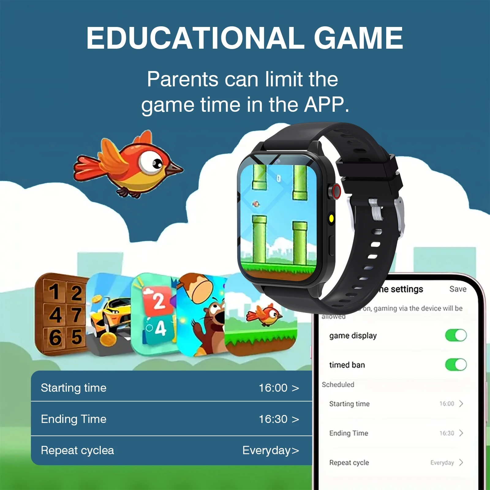 キッズスマートウォッチ 18 ゲーム カメラ 防水 懐中電灯 - Smartwatch Watches For Kid Boy With Alarm のレビューと価格