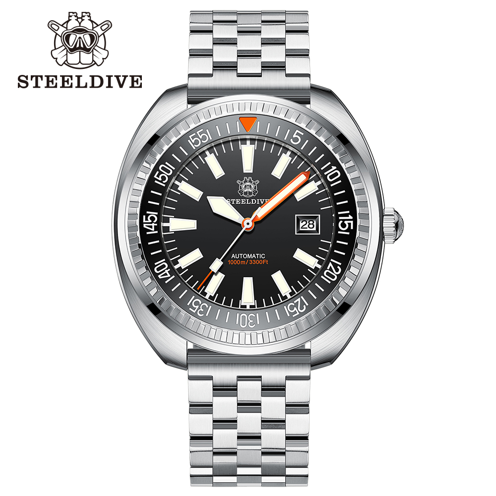 Steeldive-男性用自動サファイアダイブウォッチ,クー - Seiko Watch Prospex のレビューと価格