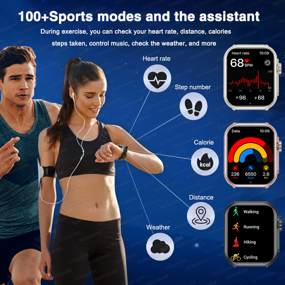 2025 腕時計ウルトラ 2 SE 男性女性 1000mAh - Smartwatch Watches For Women Brands のレビューと価格