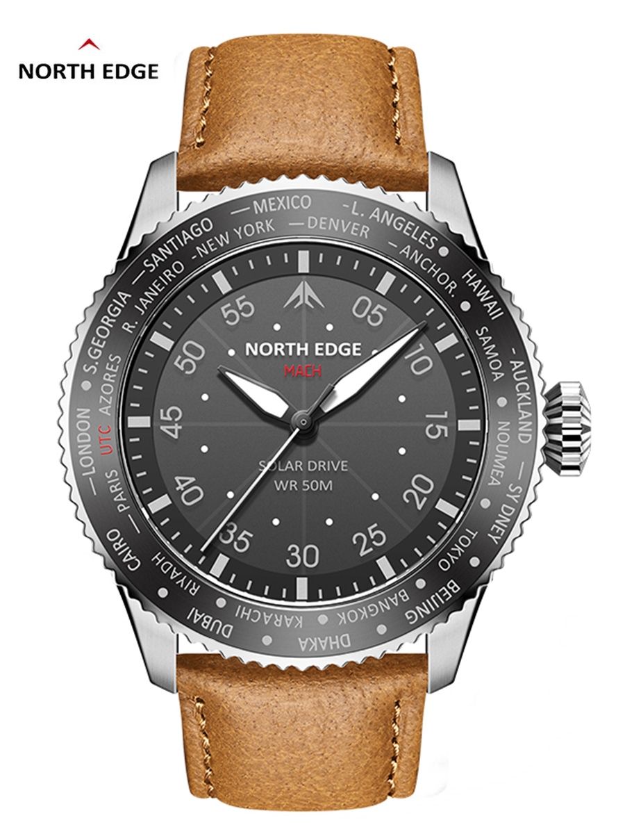 NORTH EDGE 2024 MACH ソーラーパワー ク - Solar Powered Watch のレビューと価格