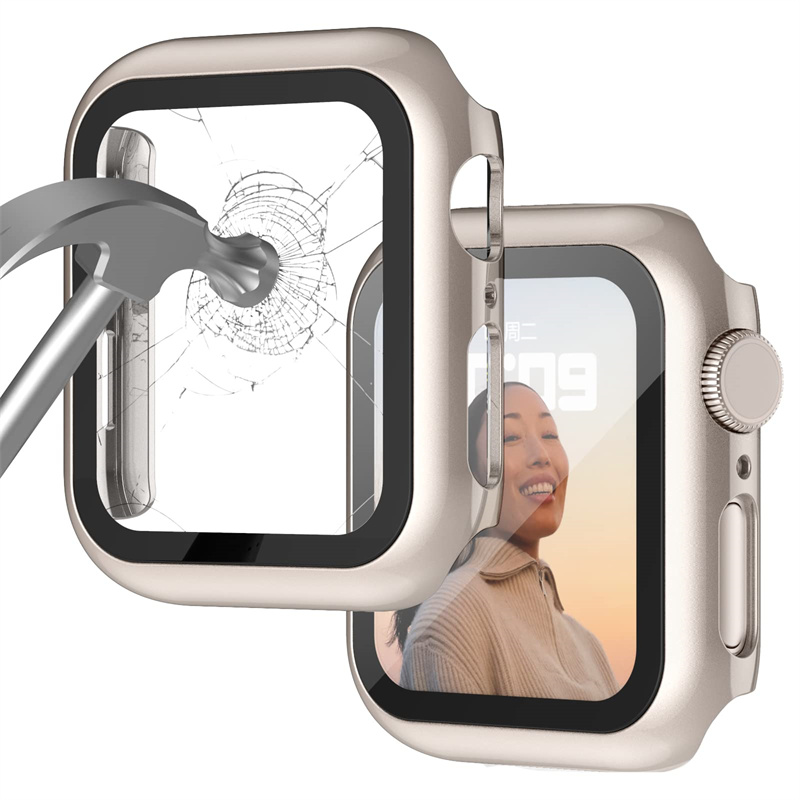 Apple Watch用スクリーンプロテクター,モデル9,8 - Iwatch Smartwatch Series 7 のレビューと価格