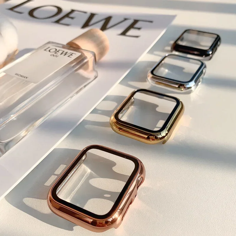 Apple Watch用ガラスおよびケース,保護バンパー,i - Smartwatch Apple Watches For Women のレビューと価格