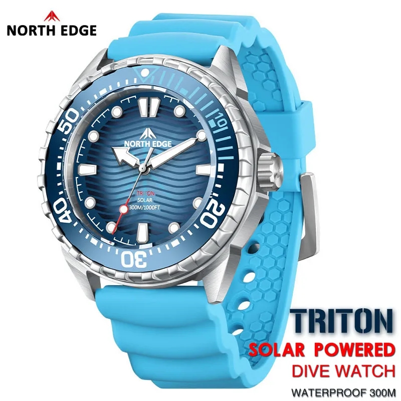 NORTH EDGE 2025 新型TRITONソーラー式ダ - Solar Powered Watch のレビューと価格