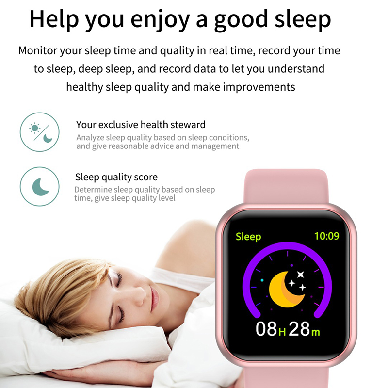 デジタル腕時計血圧心拍数モニター男性女性スマートブレスレット - Smartwatch Watches For Men Digital のレビューと価格